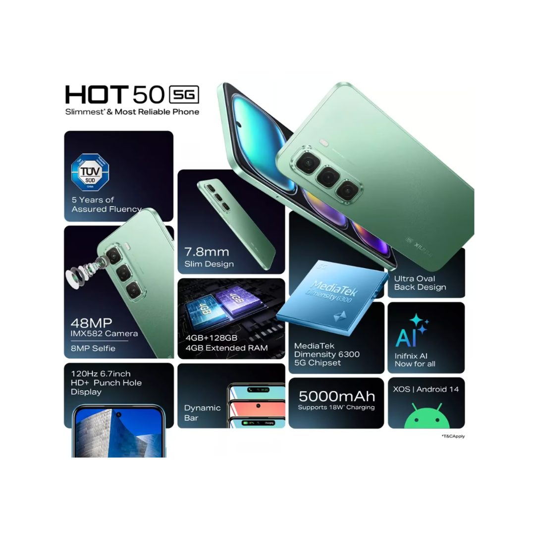 INFINIX HOT 50 5G 8GB/256GB - Next Technology