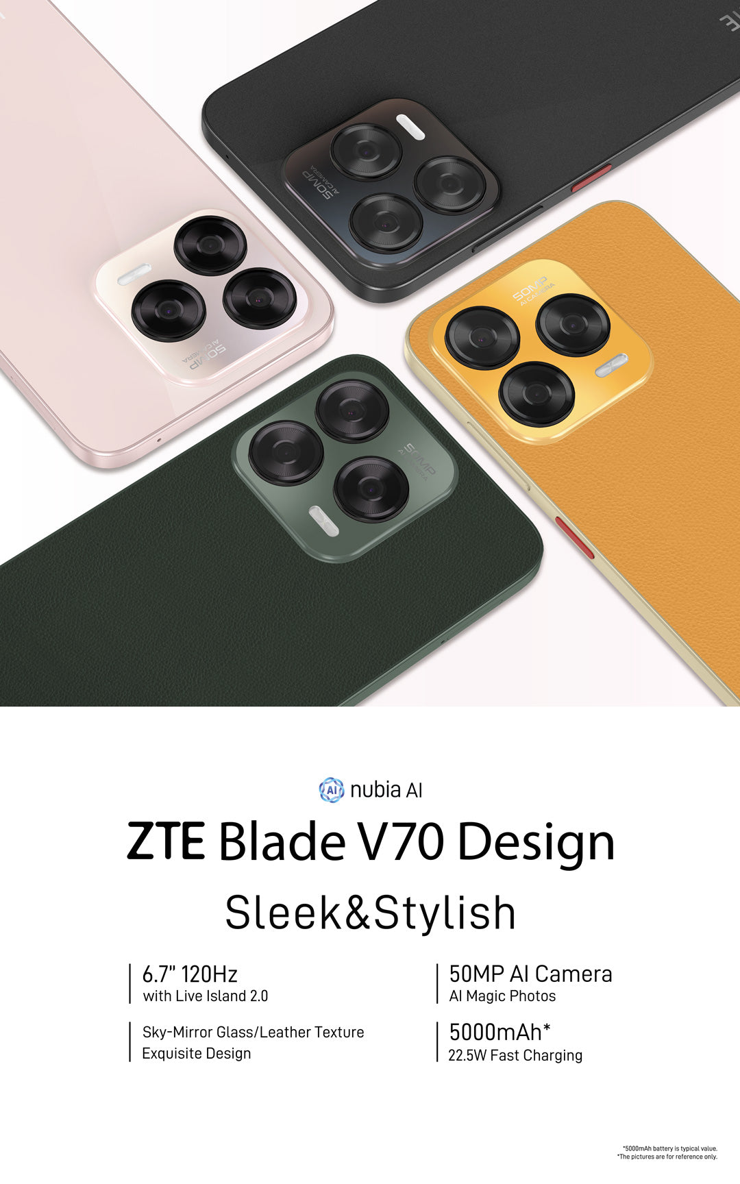 ZTE V70 DESIGN 256GB/8GB+12GB - Next Technology